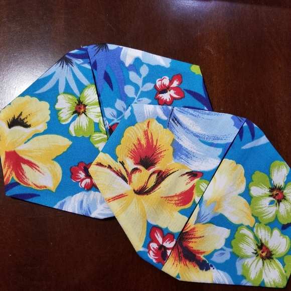 Hand Crafted Other - Men's Hawaiian Reversible 2 Layer Cotton Facemask